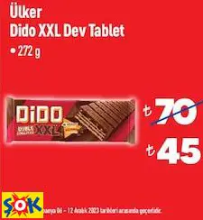 ÜLKER DİDO XXL DEV TABLET GOFRET ÜLKER DİDO XXL DEV TABLET GOFRET